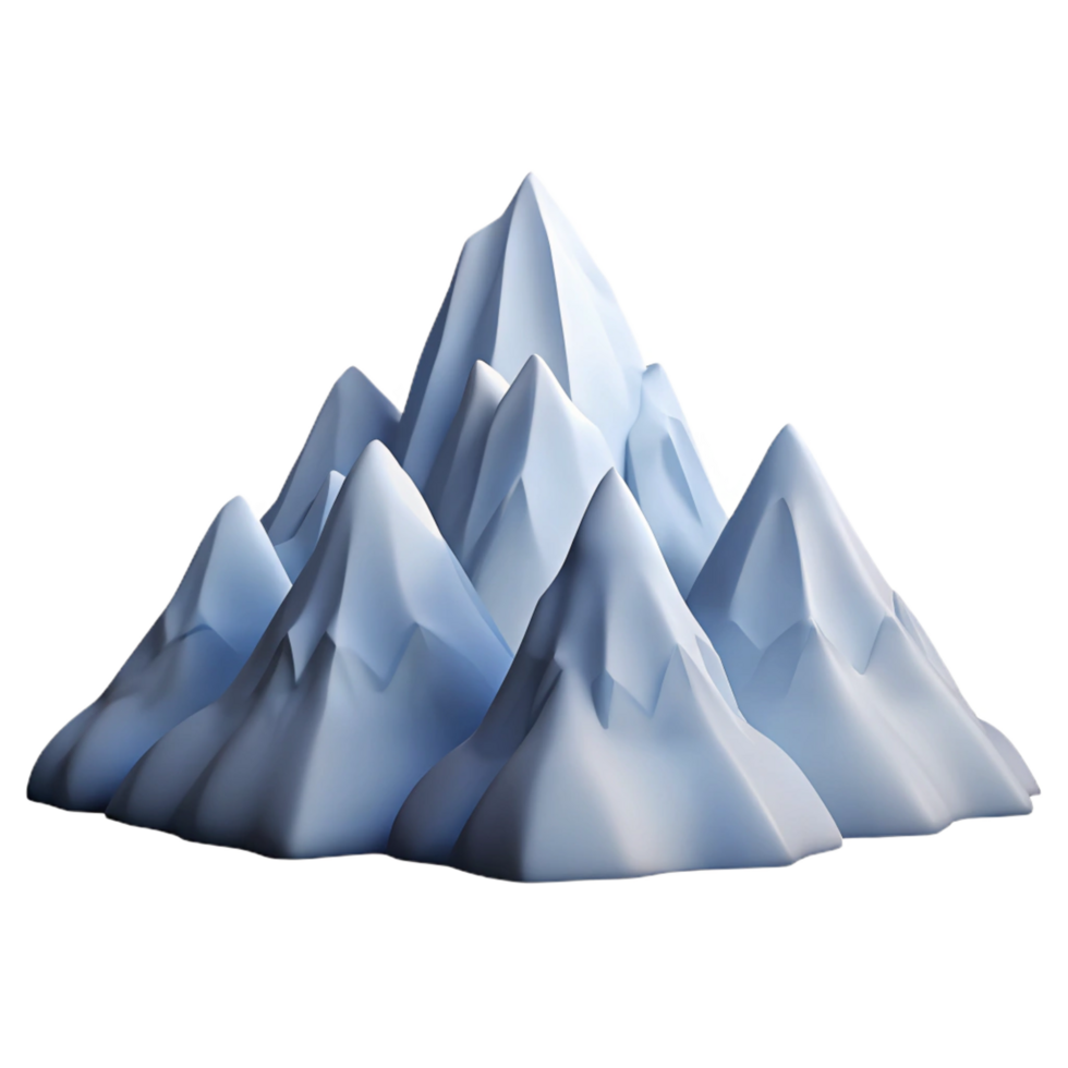 energetic extraordinary A snow covered mountain range, crisp winter air, majestic and serene, landscape photography style detailed png