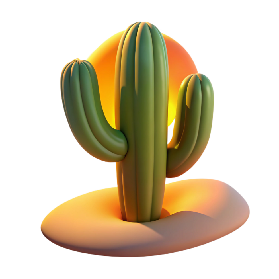 spectacular reflective bohemian A desert cactus at sunset, warm, golden light, dramatic shadows, realistic style, 8K png