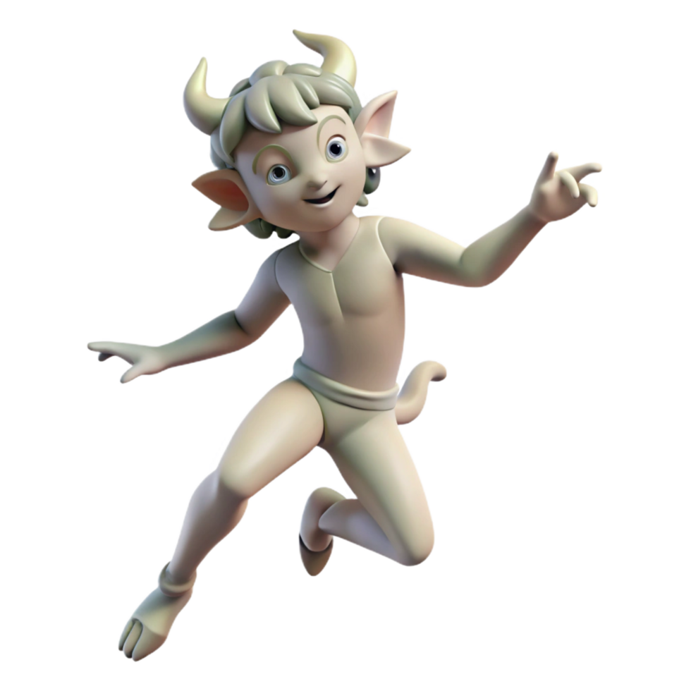 extraordinary signature A playful satyr dancing in a moonlit forest, soft, diffused lighting, Rococo style png