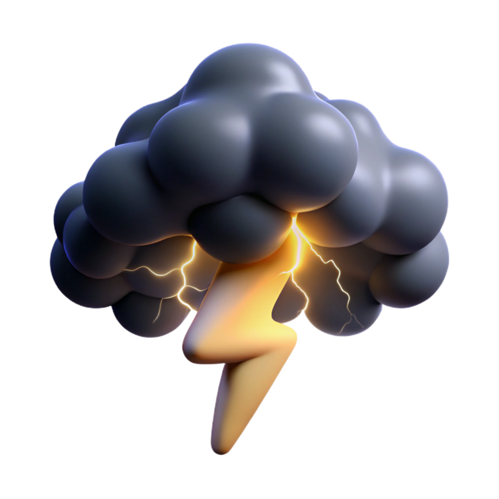 bold impressive A lightning strike illuminating a dark stormy sky, dramatic and powerful, nature photography style precision png