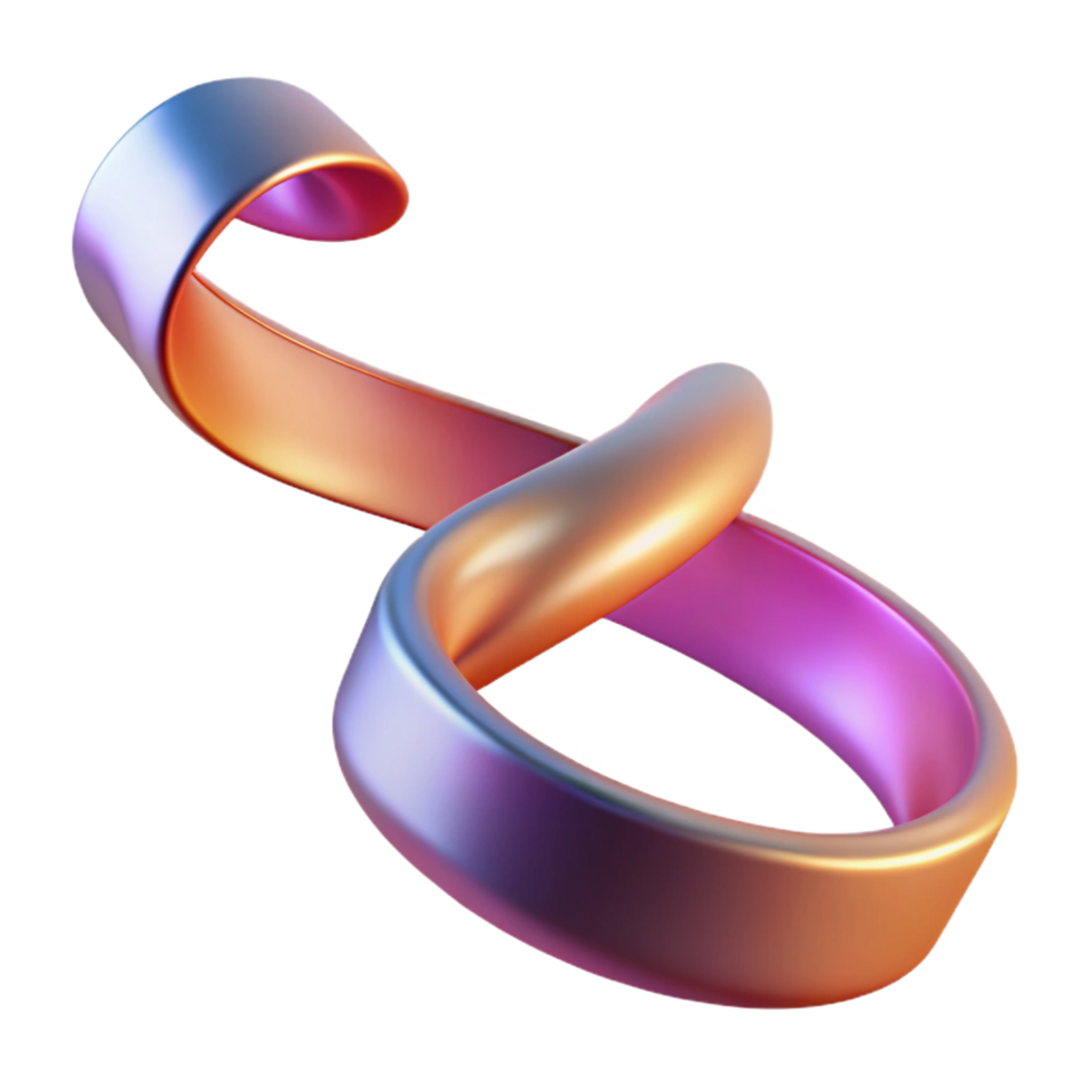 breathtaking retro A single, twisting ribbon of light, tracing a complex path through darkness studio quality png