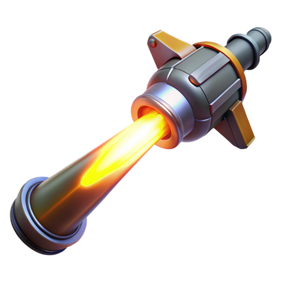 distinguished rustic A powerful, energy based weapon firing a beam of light that tears through the fabric of space. Bright, intense lighting. Space opera style authentic png