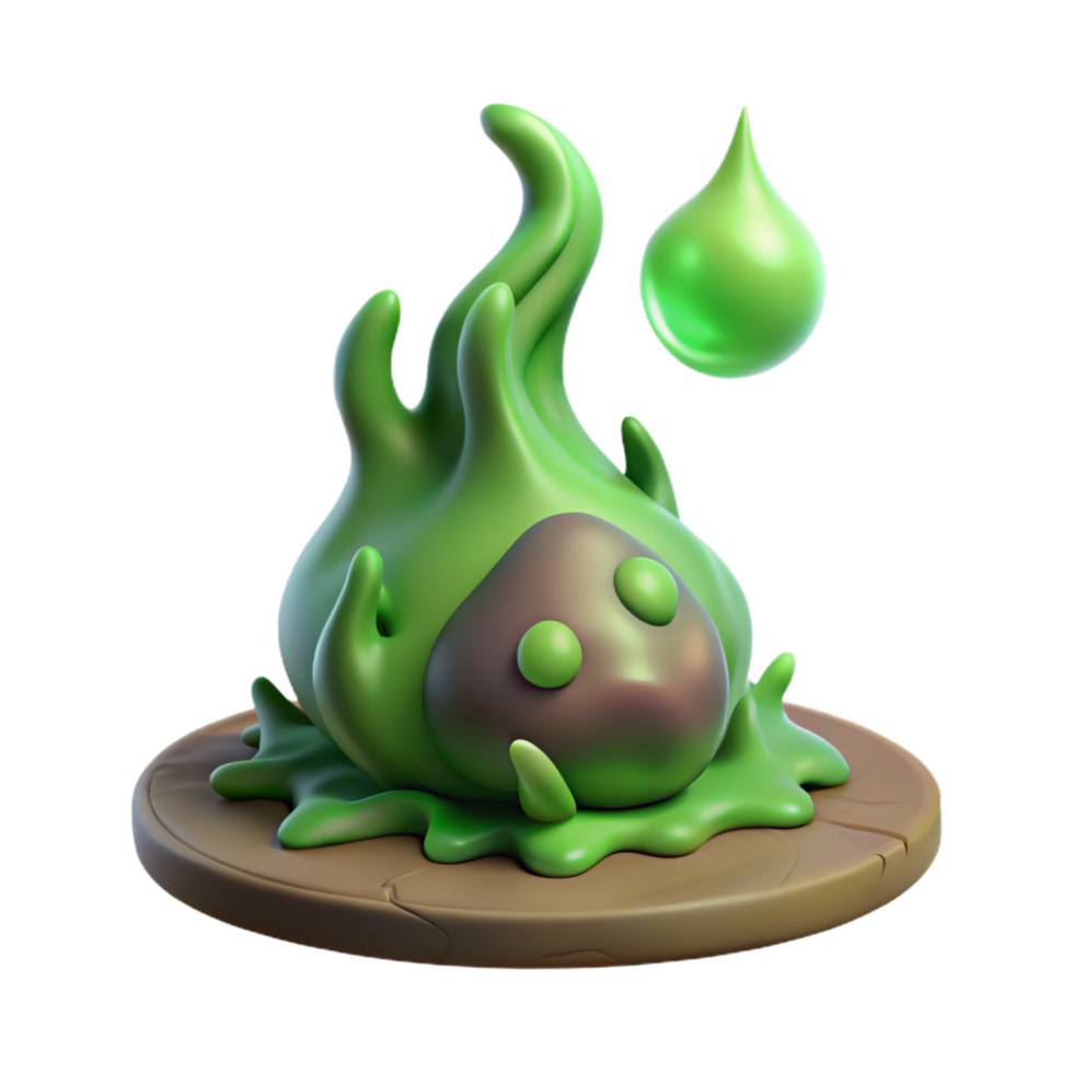 celebrated modern A will o the wisp flickering in a swamp, folklore style, eerie, green light, 4K png