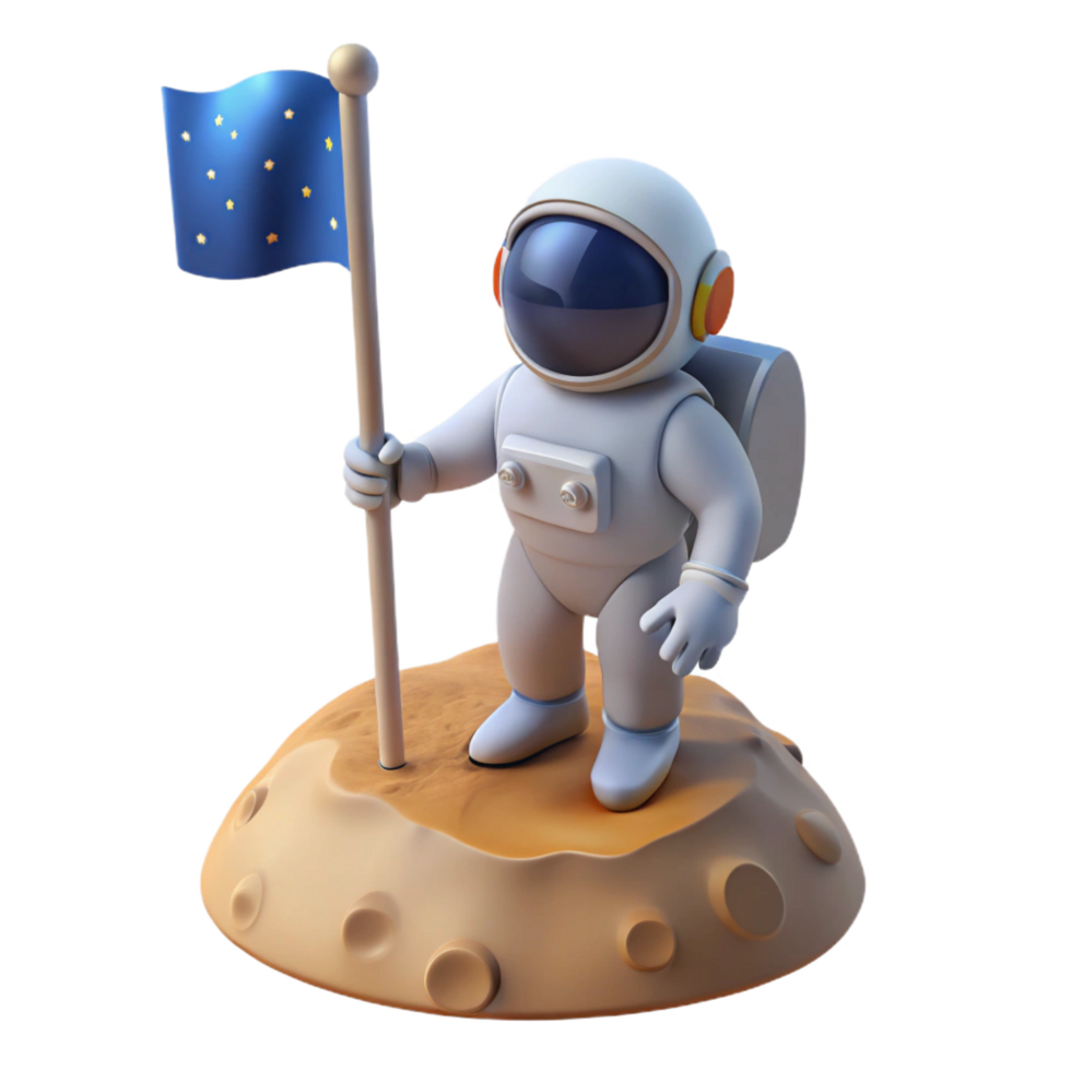 exquisite urban A lone astronaut planting a flag on a barren planet, dramatic lighting, photorealistic, sharp png