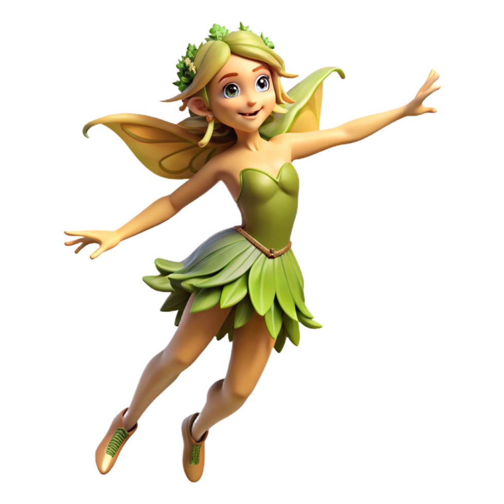 vibrant acclaimed A beautiful wood nymph dancing in a sun drenched forest glade, Impressionist style png