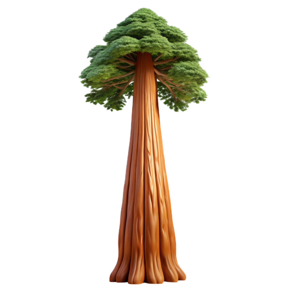 impressive memorable A giant sequoia tree reaching towards the sky, towering and majestic, landscape photography, nature s power theme png