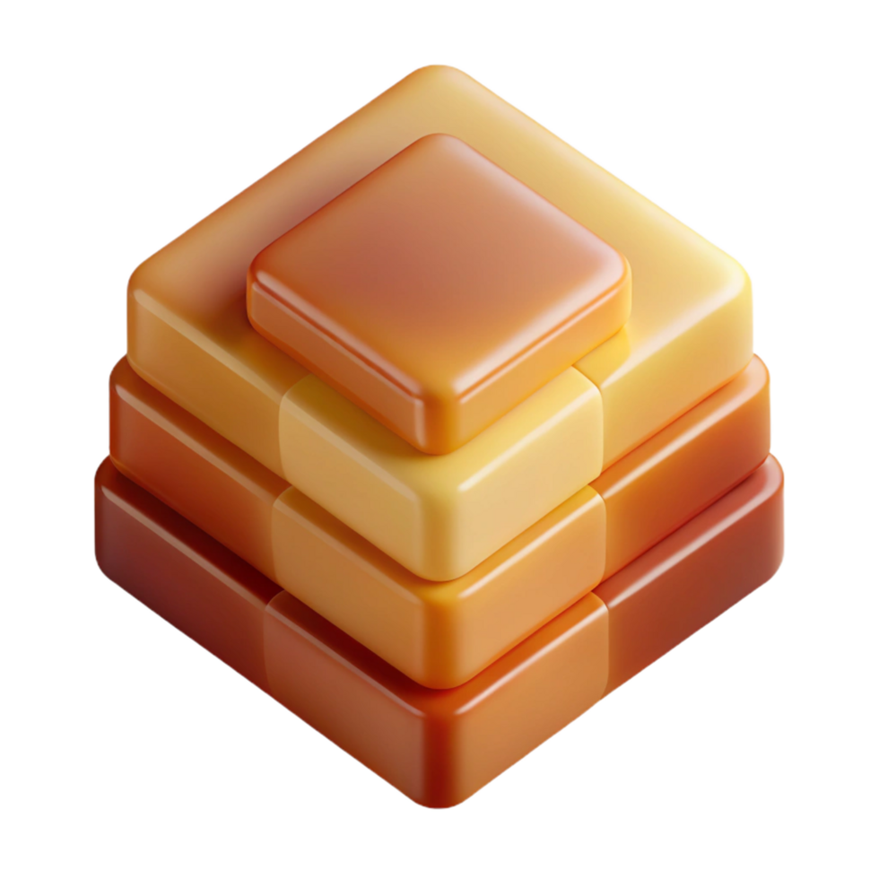 fascinating dynamic creative A series of overlapping, transparent squares, in a gradient of warm colors, with a subtle, textured surface luxury png