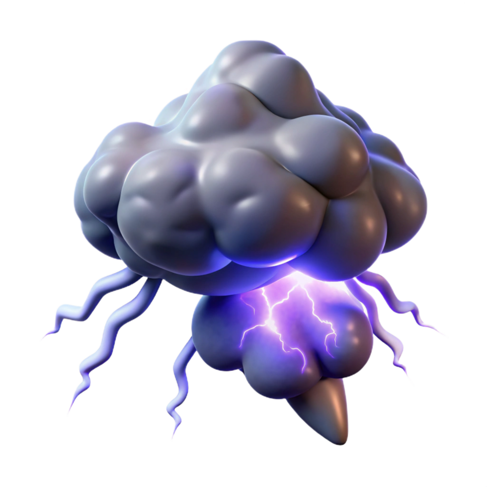 radiant notable A powerful elemental summoning a storm, dramatic lightning, romanticism style png