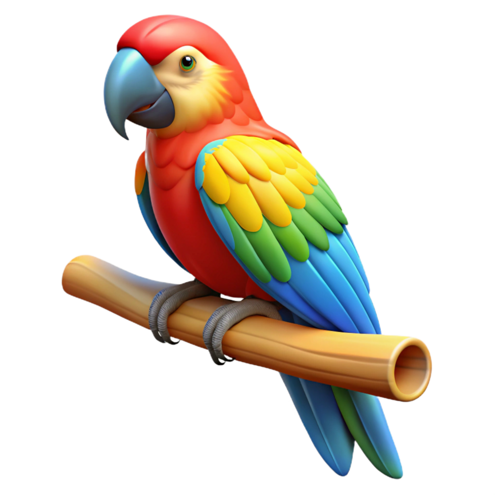 magnificent bohemian A colorful macaw perched on a branch, tropical rainforest setting, vibrant and saturated colors elite png