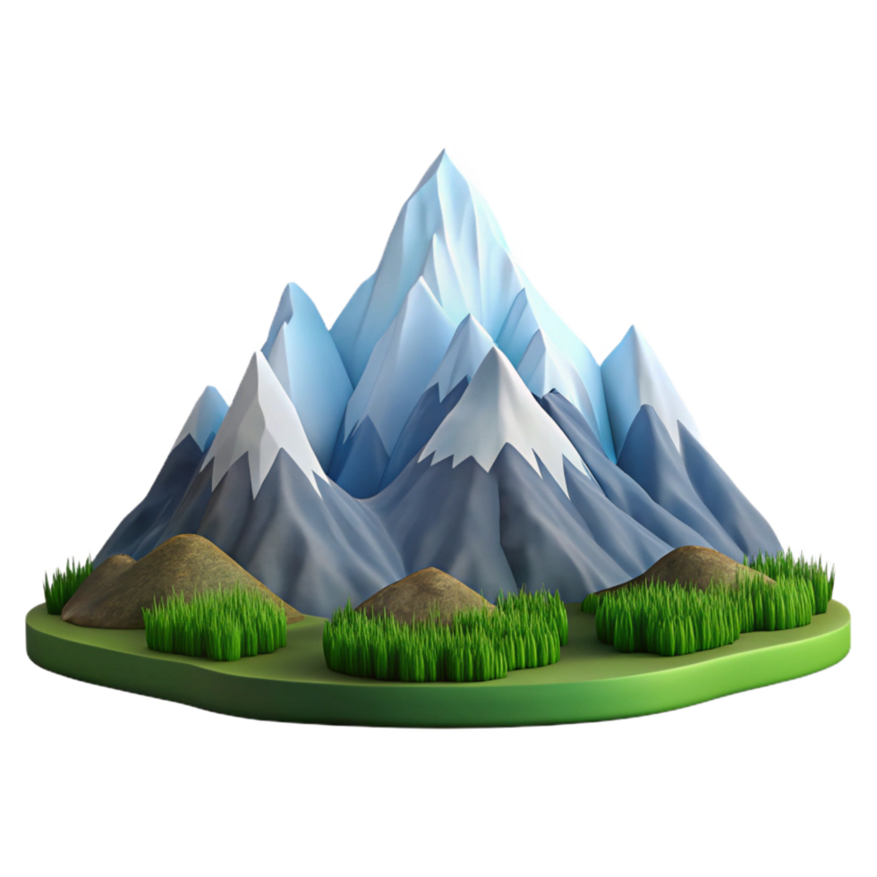 timeless industrial A majestic mountain range, snow capped peaks, alpine meadow, panoramic view, luxury png