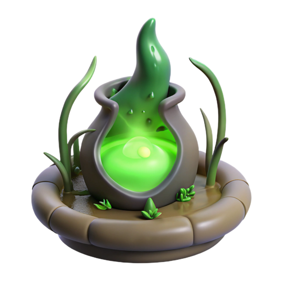 glorious victorian A will o the wisp flickering in a swamp, folklore style, eerie, green light, professional png