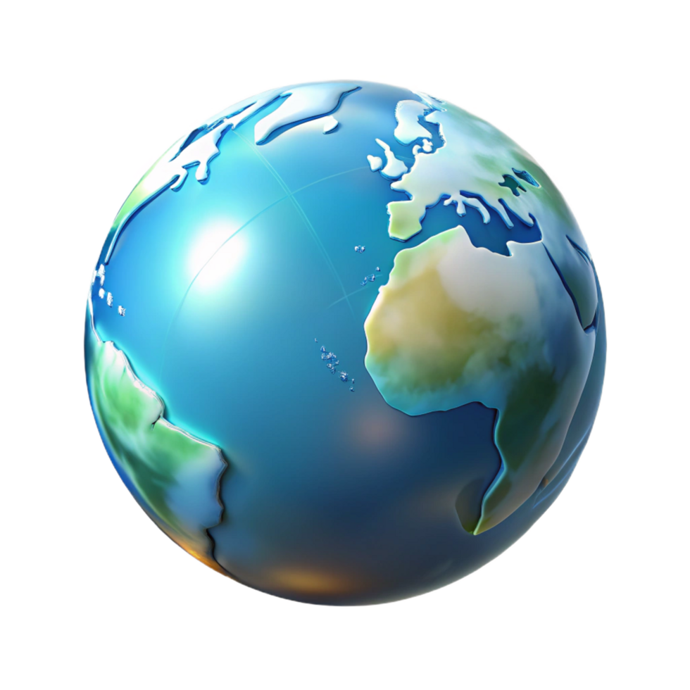 elegant playful organic A holographic projection of the Earth, rotating slowly, intricate details of continents and oceans, soft, ambient lighting flawless png