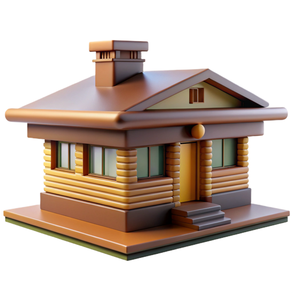 elegant sought after A Frank Lloyd Wright Prairie School house, horizontal lines, natural materials, integrated with the landscape png