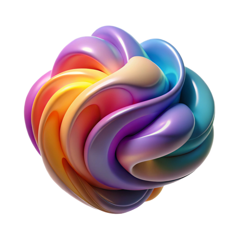 dreamy extraordinary An abstract representation of emotions, visualized as a swirling cloud of colors and textures, lit by a dynamic, emotive light precision png