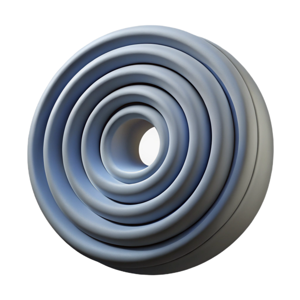 dramatic elegant A series of concentric rings, radiating outwards, with a textured, grainy surface, in a raw, industrial style high quality png