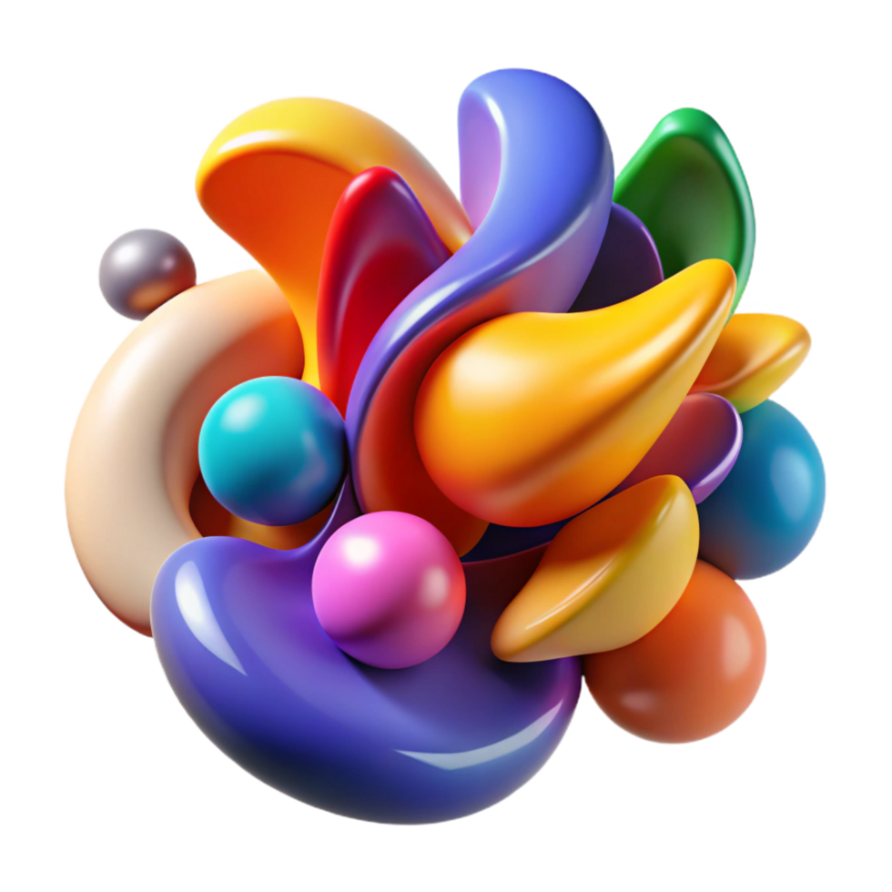 dramatic signature An abstract representation of emotions, using vibrant colors and dynamic shapes, with a dramatic, expressive style png