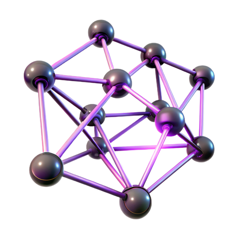 magnificent bohemian A network of interconnected lines and nodes, pulsating with energy, in a dark, mysterious style, with neon accents crisp png
