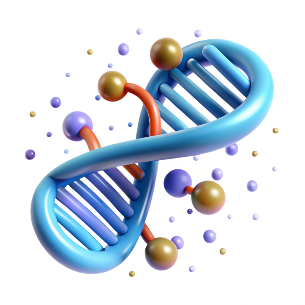 notable victorian A digital representation of a DNA strand, helix structure, glowing particles, scientific visualization style 8K png