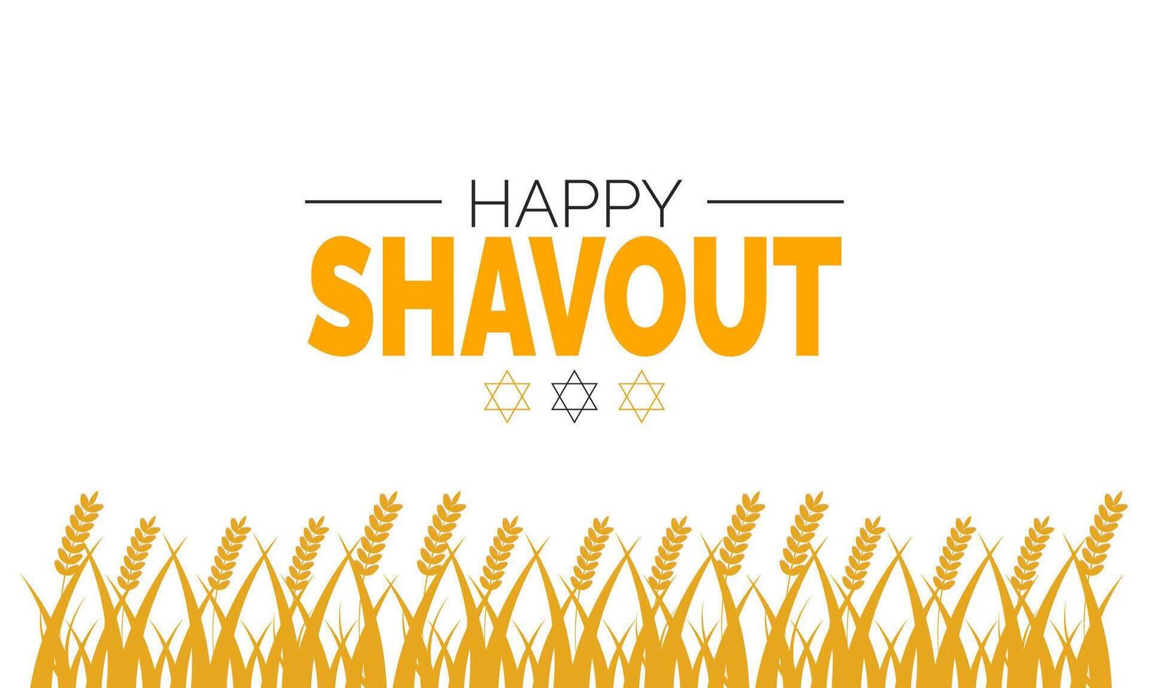 Happy Shavuot May this festival of first fruits and sacred teachings bring light to your home and heart filling your days with gratitude peace and joyous moments vector