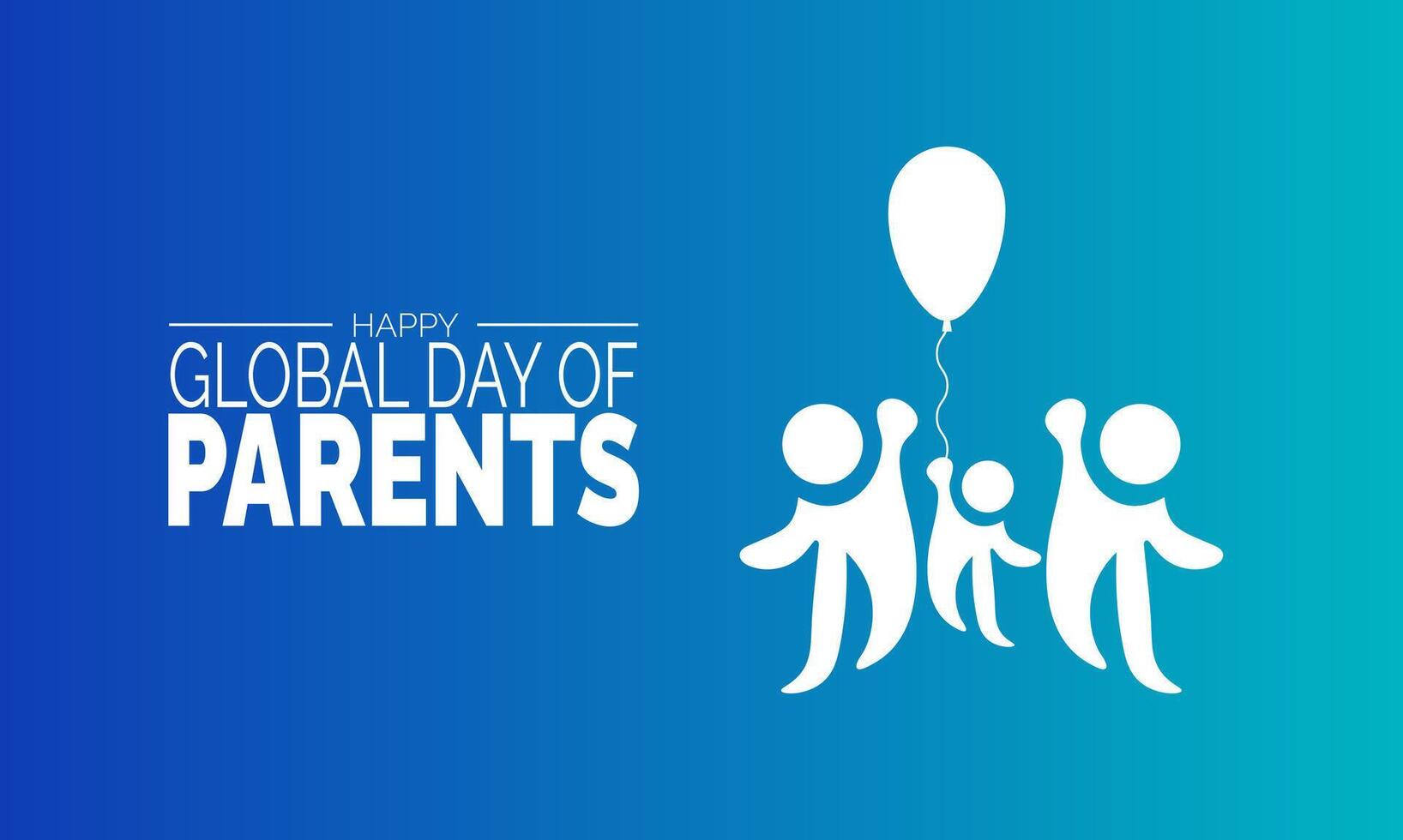 Global Family Day celebrates the importance of family bonds. It encourages individuals to spend quality time together, promoting unity, love, and support within families around the world. vector