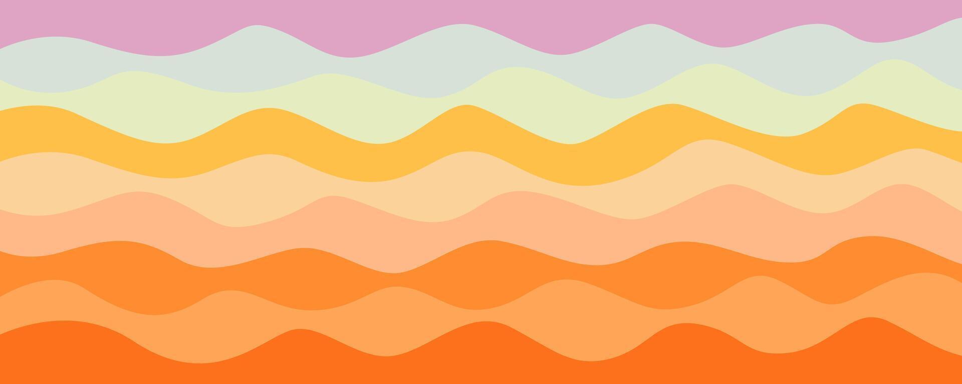 colorful abstract pattern background. template summer concept. colorful pastel wave vector