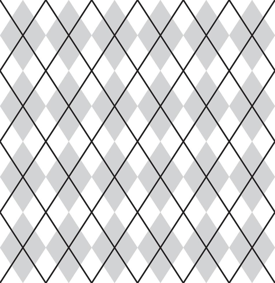 Seamless pattern of checkered texture isolated on gray background vector