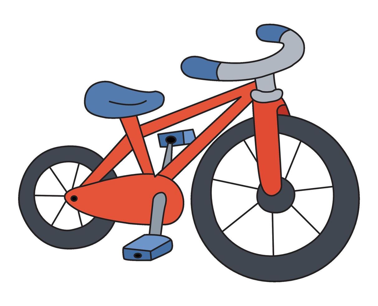 A bicycle cartoon vector