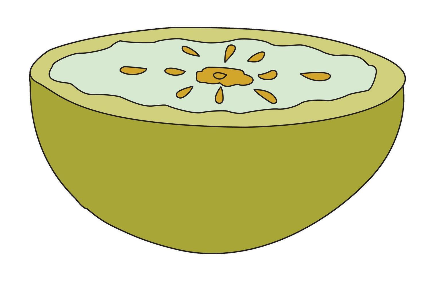 Fresh lemon slice illustration vector