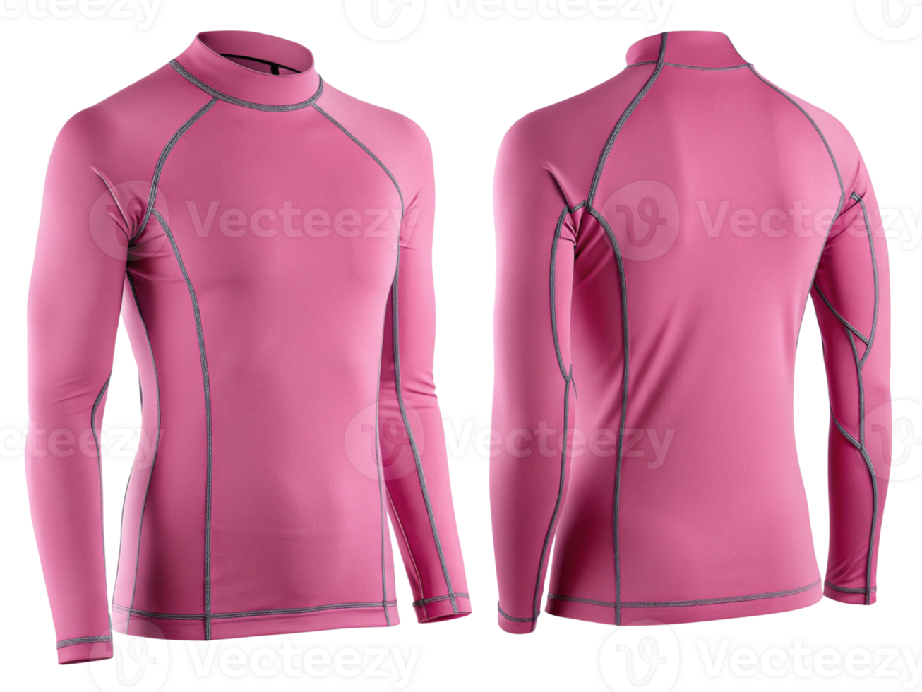 stylish pink rashguard mockup designed for water sports, showcasing sleek fit and modern design perfect for active lifestyles png