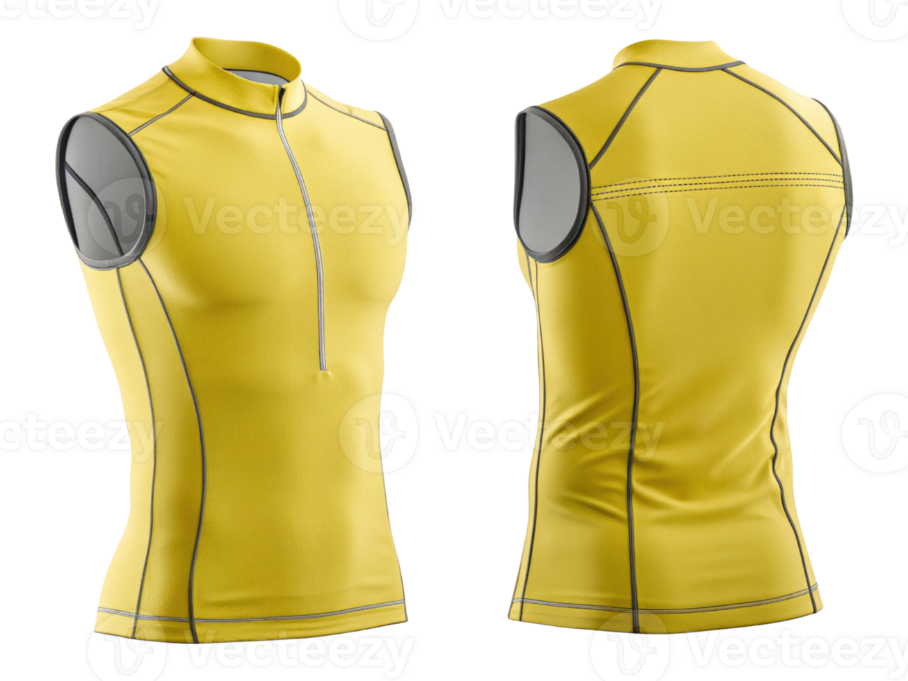 vibrant yellow rashguard mockup designed for active wear, showcasing sleek fit and modern style perfect for sports enthusiasts png