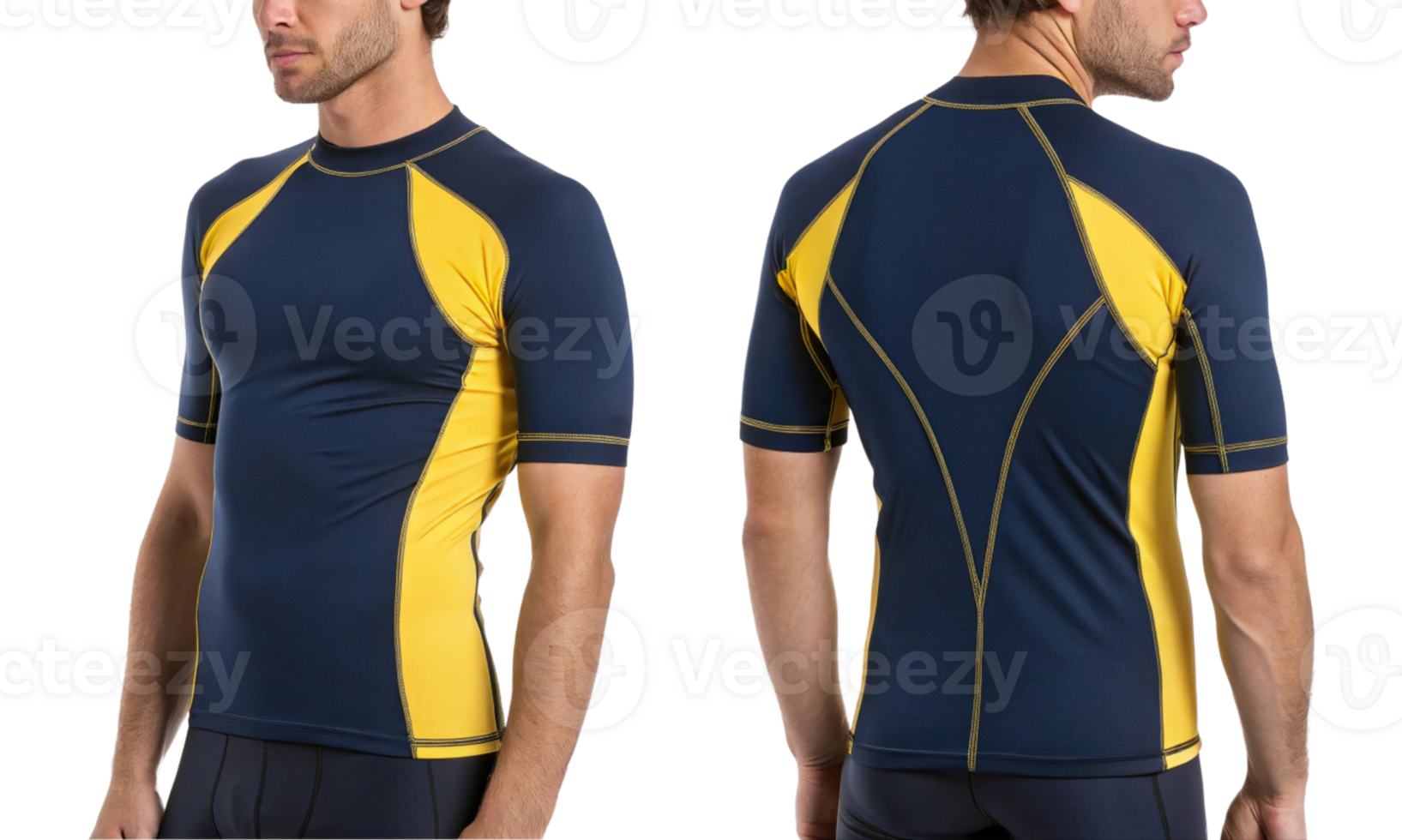 stylish rashguard mockup featuring fitted design with contrasting colors perfect for water sports and outdoor activities png