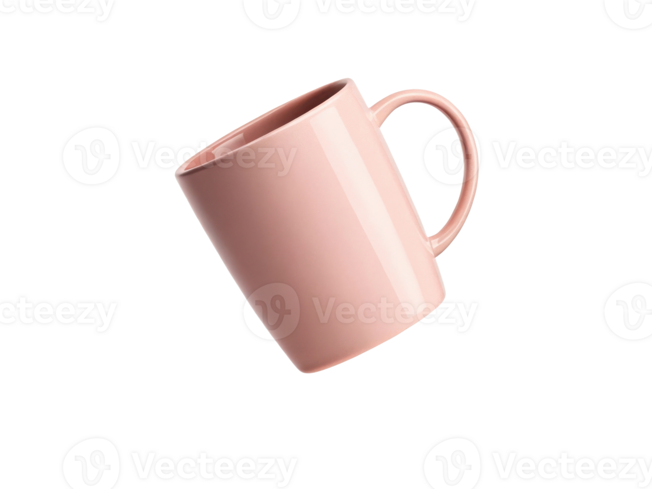 stylish pink mug mockup showcases modern design perfect for any beverage. This elegant piece adds charm to your kitchen decor png