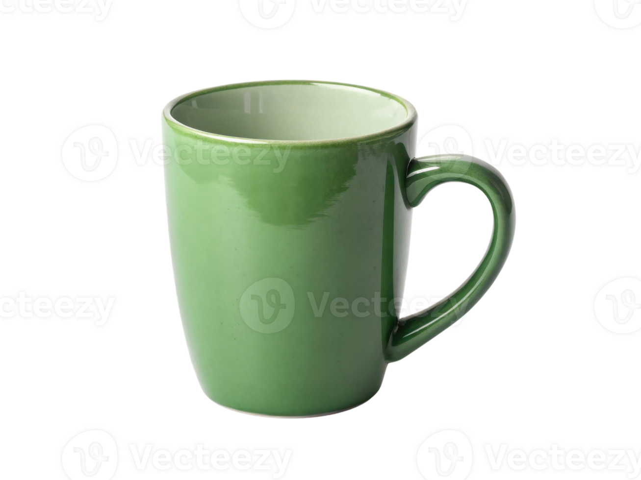 vibrant green mug mockup perfect for showcasing beverages or designs in stylish way. Ideal for creative projects and presentations png