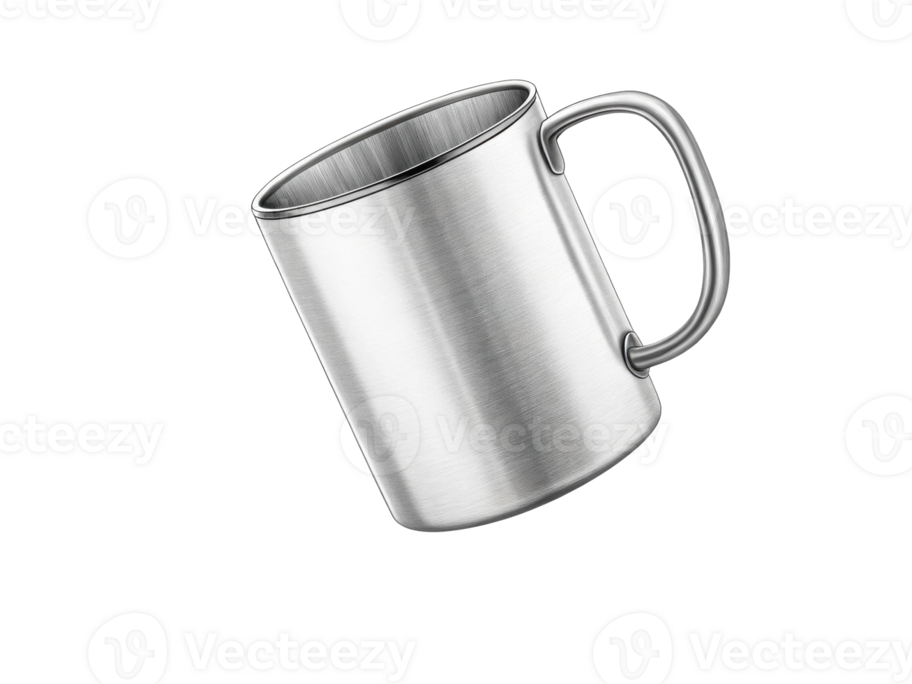 sleek stainless steel mug mockup showcases modern design and functionality perfect for beverages png