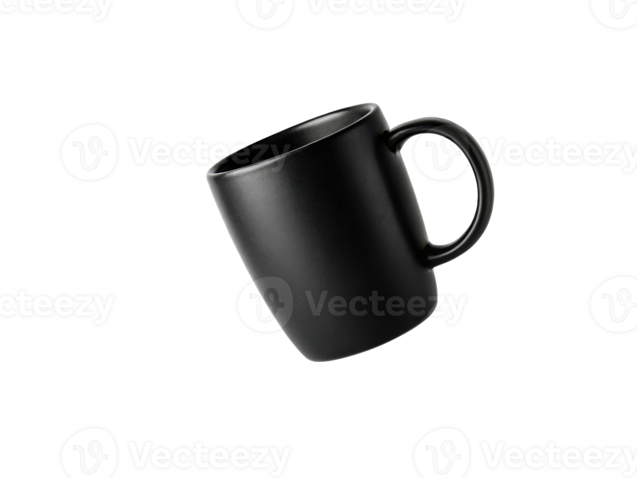 sleek black mug mockup showcases modern design and elegance perfect for branding or personal use png
