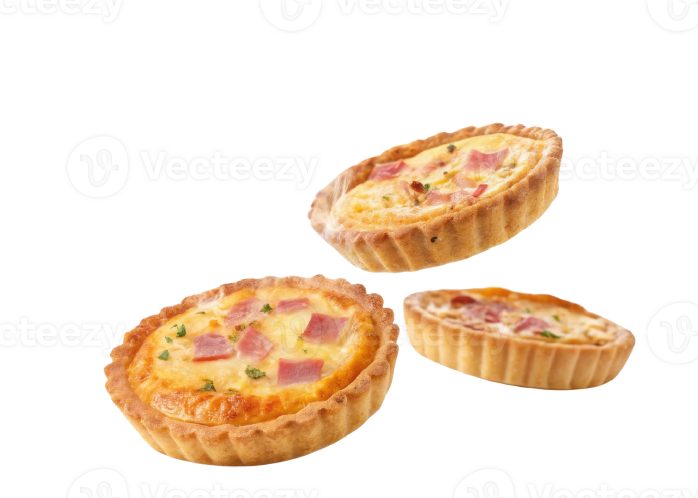 Delicious quiche with golden crust and savory filling is perfect for any meal. Enjoy rich flavors and delightful texture of this classic dish png