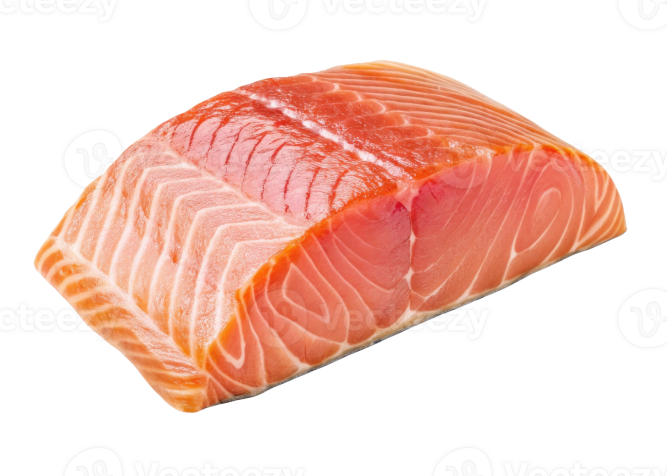 Fresh salmon fillet with vibrant orange color and smooth texture perfect for cooking or grilling delicious meals png