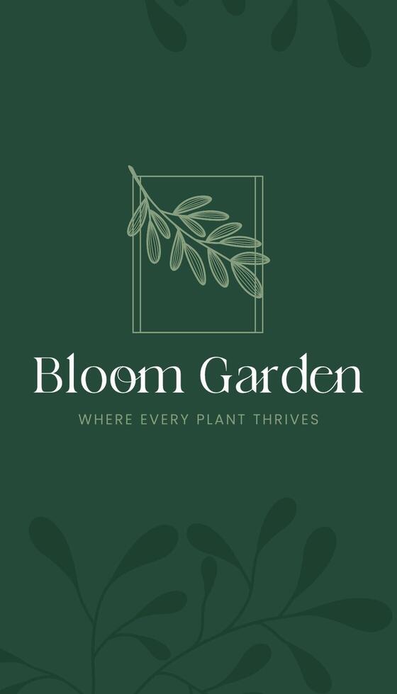 Moss Green Gardener Business Card template