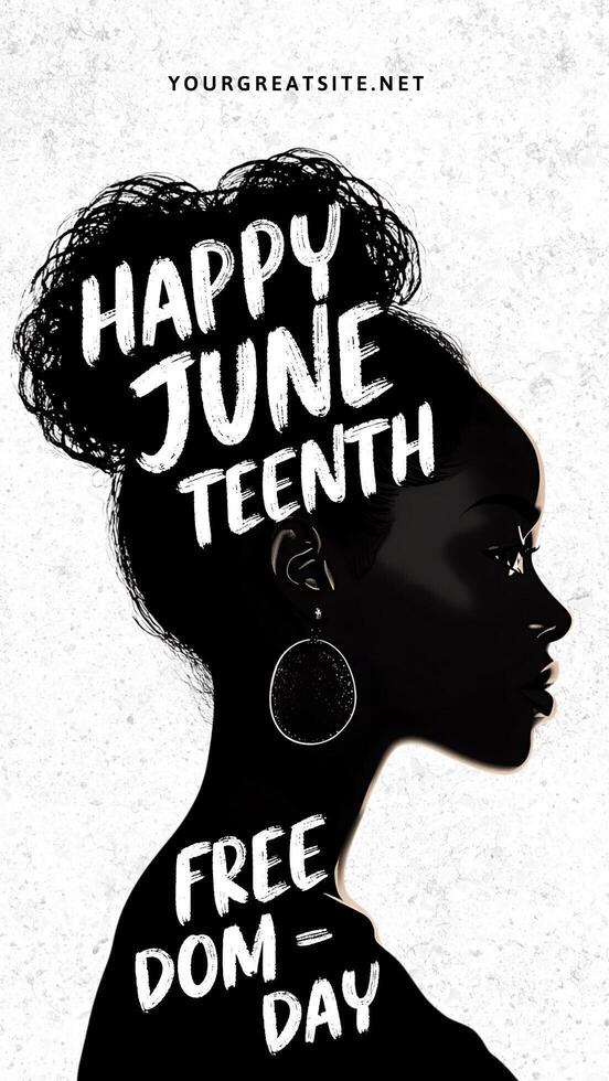 Juneteenth Instragram Story for Social Media Template