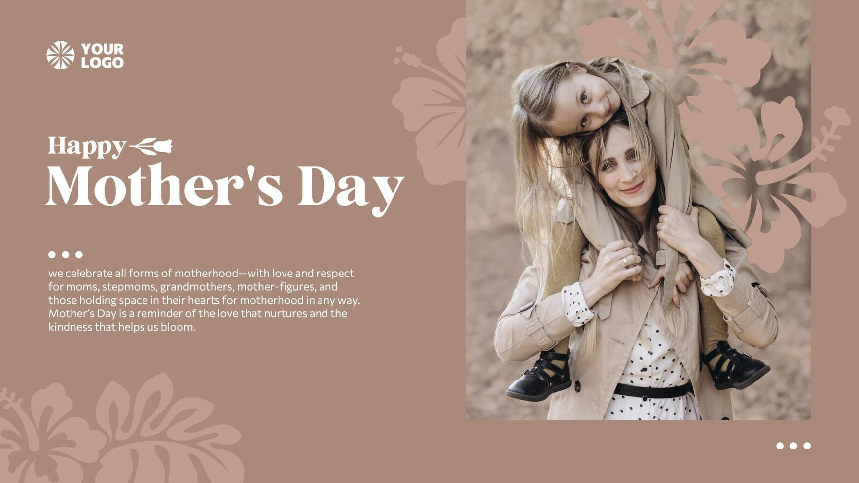 Happy Mother's Day Greeting template
