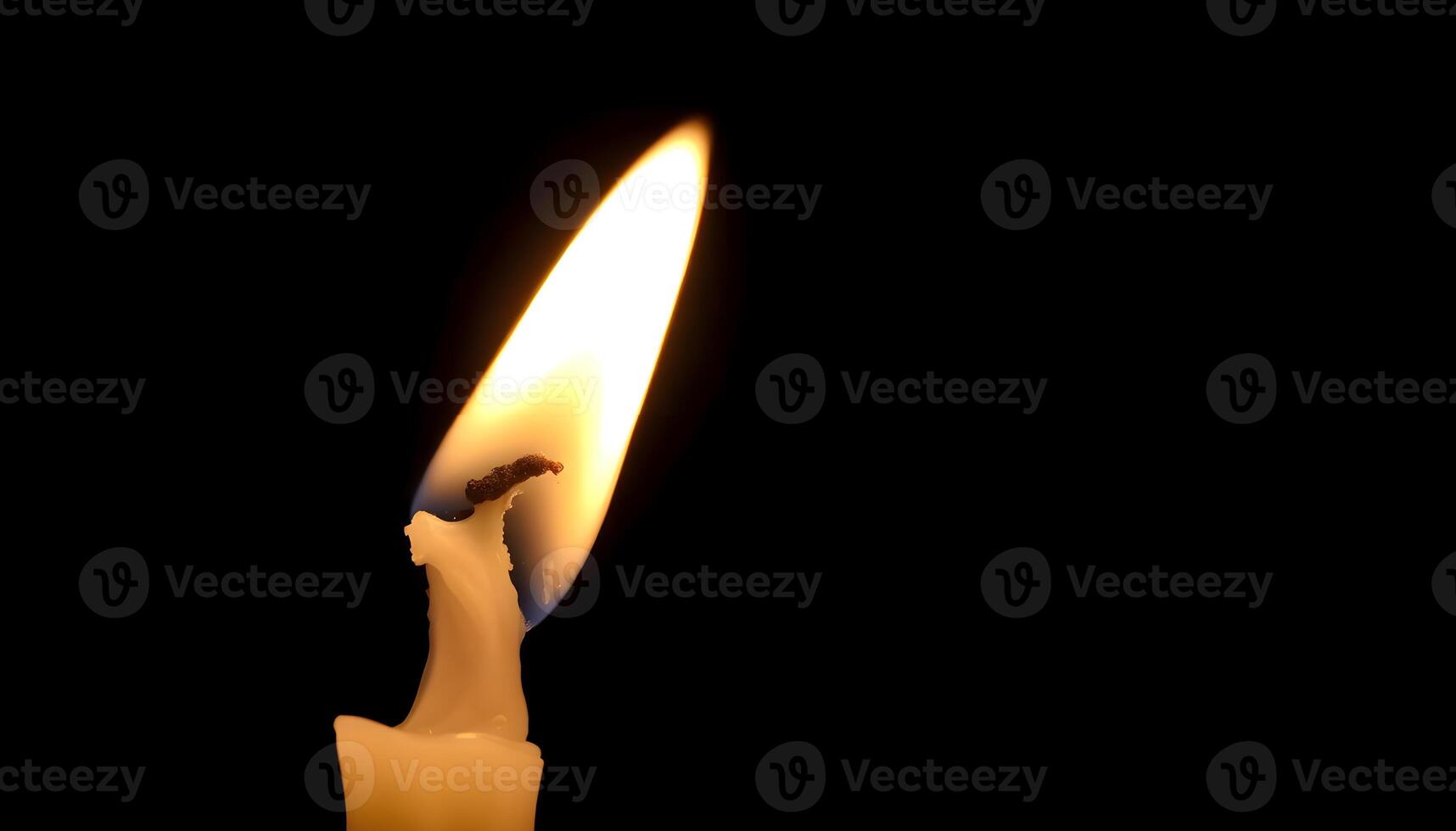 a candle with a candle stick sticking out of it photo