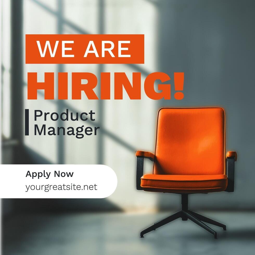 Hiring Anouncement Linkedin Post template