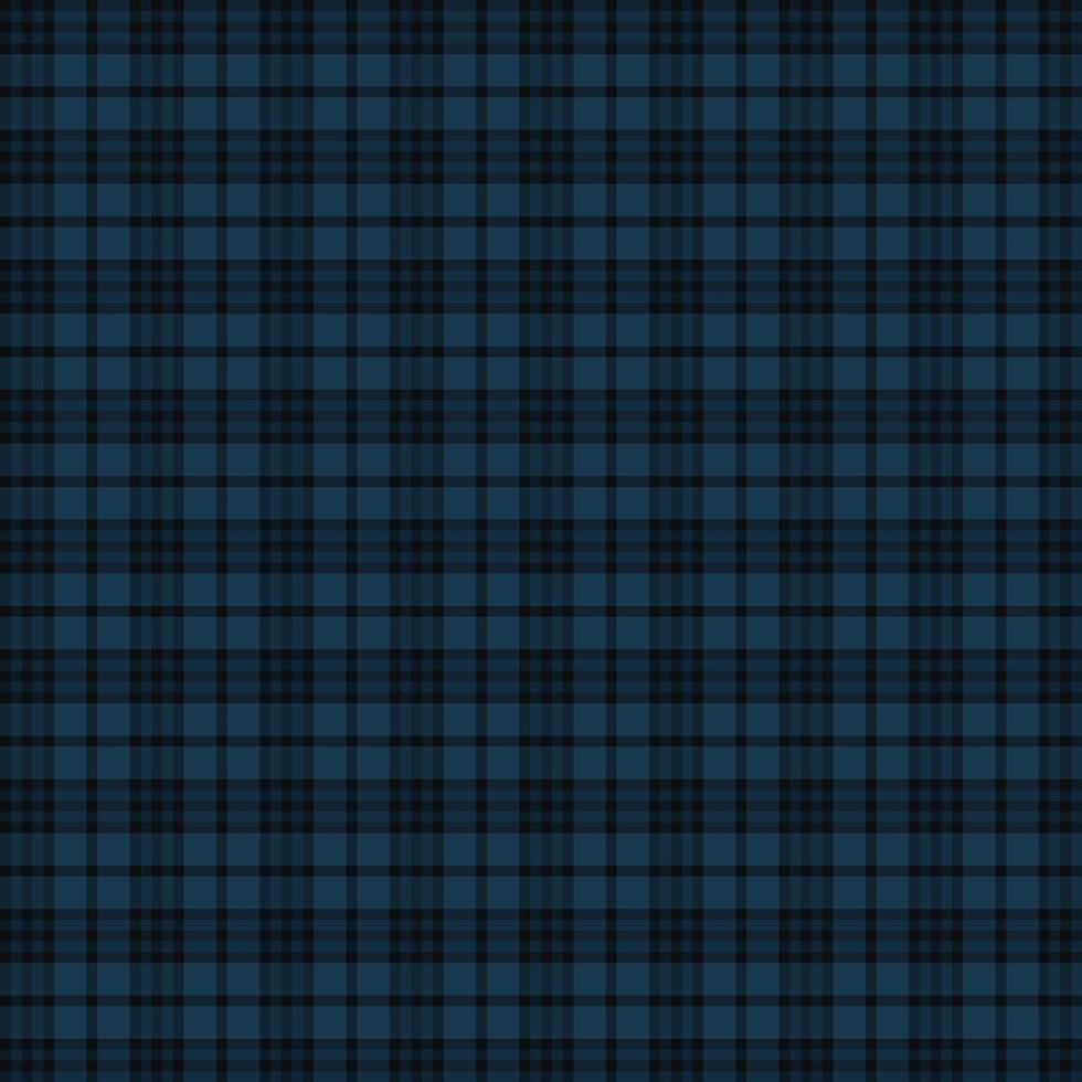 dark blue fashion scottish tartan plaid checkered stripes flannel fabric print pattern background vector