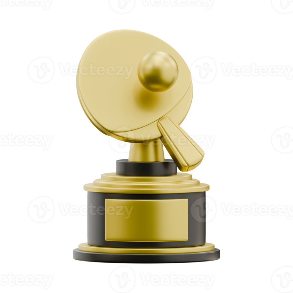 3d golden award png