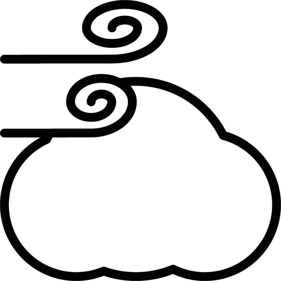 wind speed icon vector