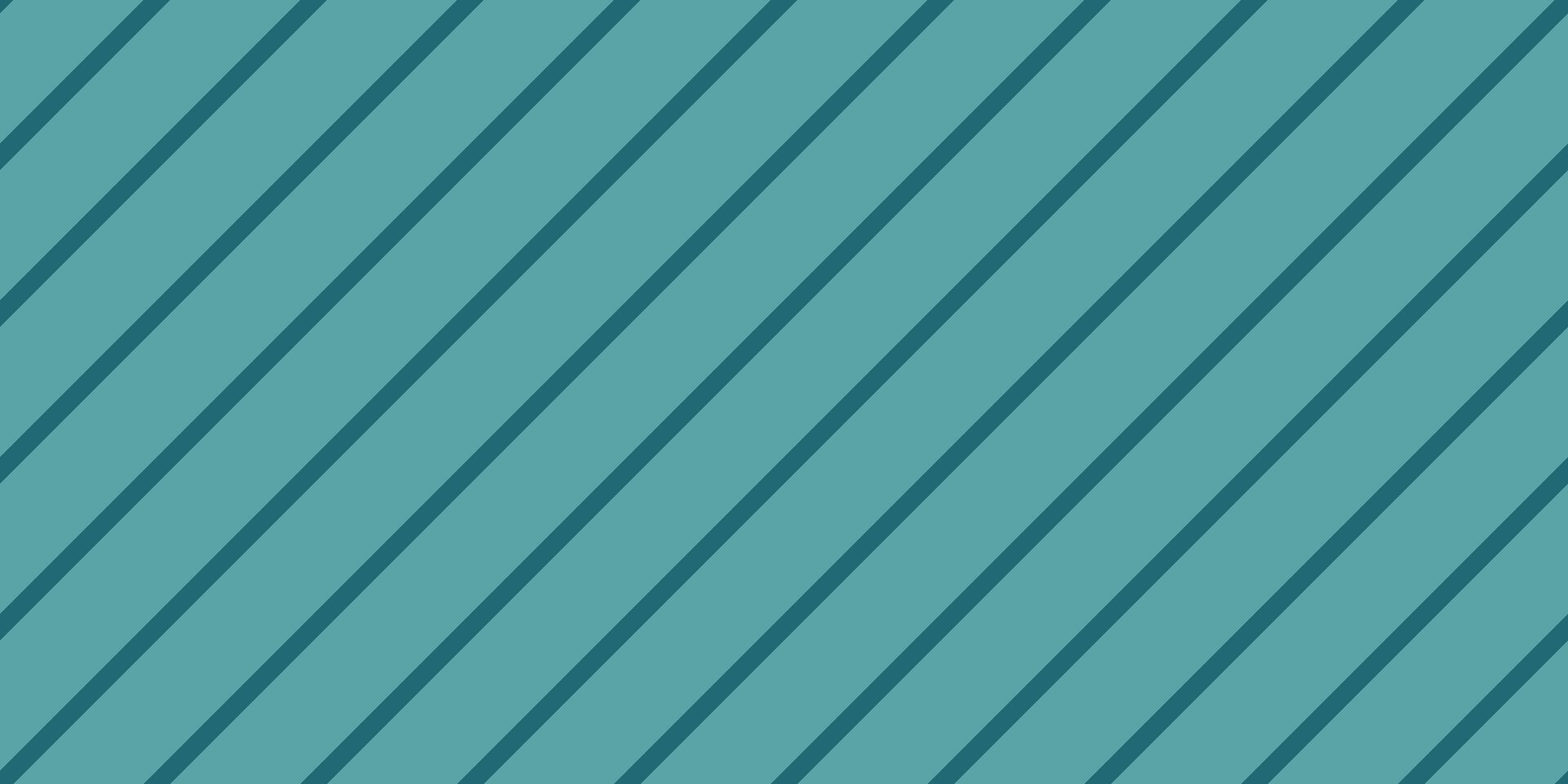 Seamless green diagonal stripes pattern on a teal background, perfect for autumnal cozy designs. Harvest season. Ideal for fabric, wallpaper, wrapping paper, or digital backgrounds. vector