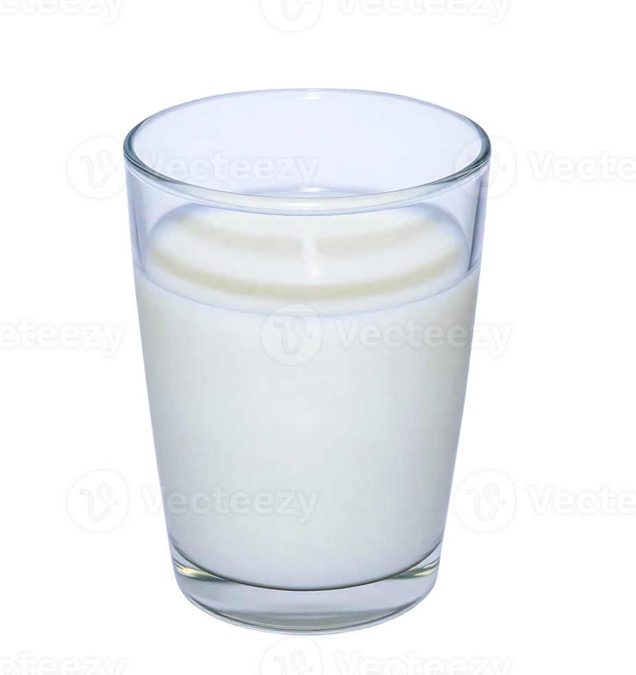 A glass of milk for drinking healthy food decoration on a table png