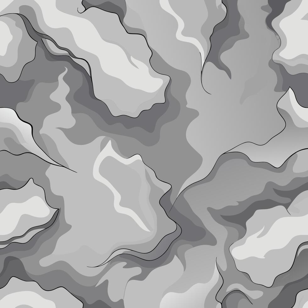 Elegant seamless marble pattern in gray. Illustration for premium background, wallpaper, packaging and digital design vector