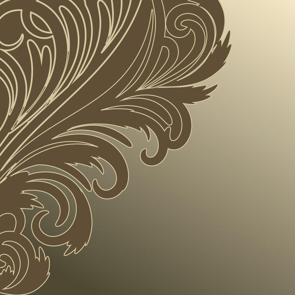 Beautiful ornament background design vector