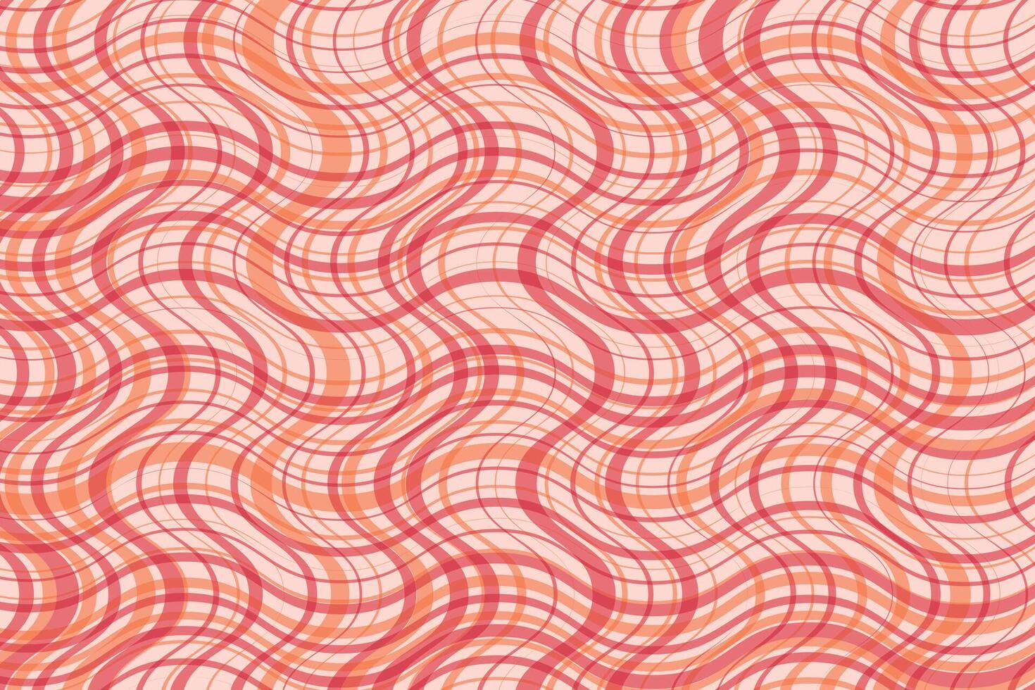simple abstract soft light color thin to thick smooth zig zag plaid line pattern vector